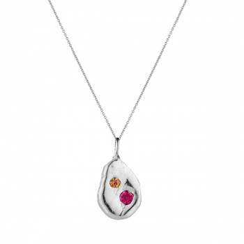 halcyon-ruby-and-orange-sapphire-silver-oval-necklace