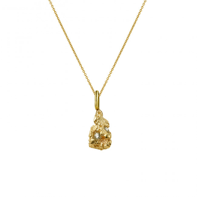 Nugget Ocean Diamond Necklace