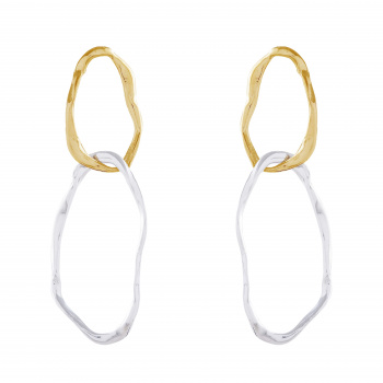 silver-and-gold-double-ripple-earrings