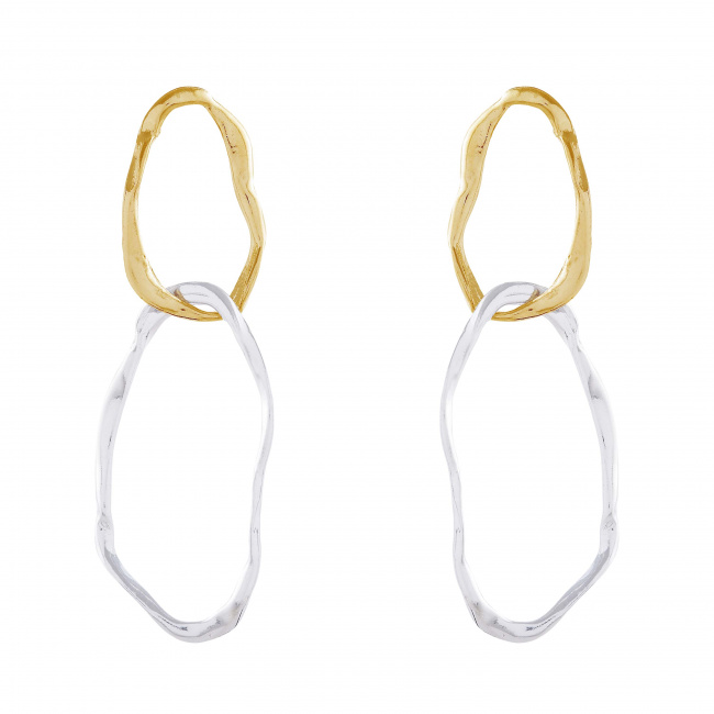 silver-and-gold-double-ripple-earrings